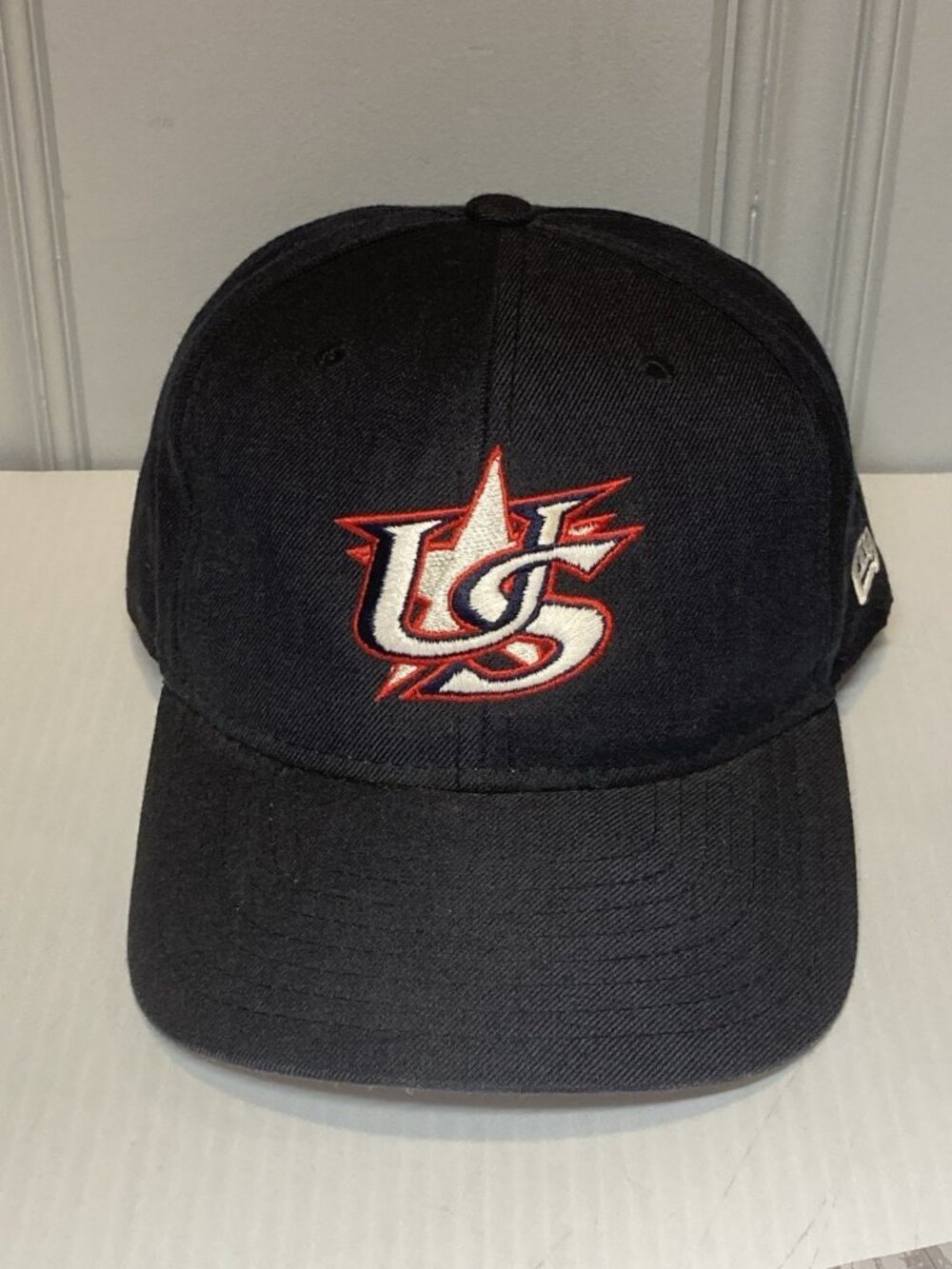 Vintage USA Baseball Team Logo Hat Cap SnapBack New Era Men’s